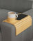 BS-VOG Sofatablett, Couch Ablage mit 360° drehbarem Getränkehalter, Faltbarer Anti-Rutsch-Couch-Arm-Tisch, sofatablett armlehne, Clip auf Breiten Couches für Essen, Snacks, Remote, Keine Installation