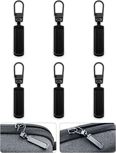 Reisverschlusszieher Zipper FüR ReißVerschluss 6 StüCk ReisverschlußZipper ReißVerschluss Zipper Ersatz FüR Jacken, RucksäCke, Reisen Cases, Zelte, Trolley Cases