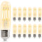 GBLY 12er pack Glühbirne E27 LED Warmweiss - T30 LED Lampe 4W Edison Vintage Leuchtmittel 2700K Warmweiß Licht Birne Retro Filament Energiesparlampe E27 Sockel Nicht Dimmbar Light Bulbs