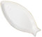 MOLUCKFU Plateau Céramique Forme De Poisson Avec Bord Doré Assiette Décorative Pour Snacks Apéritifs Et Service De Fromage Pour Repas Famille Événements Et Restaurants