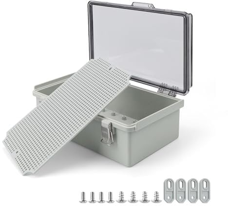 SRJQXH Boite Electrique Exterieur 260 x 160 x 100 mm, Boite Derivation IP66 Étanche L'eau et Poussière, Boite Cable peut Être Utilisé pour Protéger Systèmes Signalisation Câbles D'alimentation