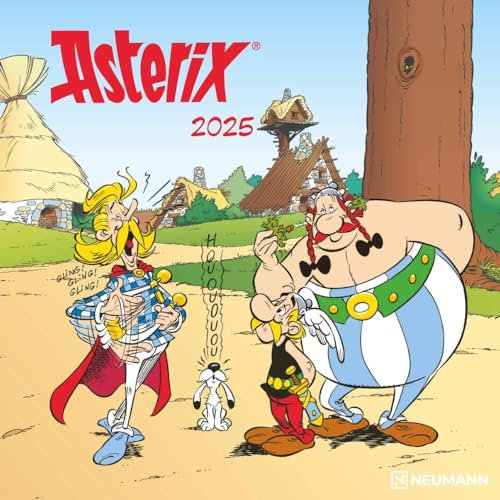 Asterix - Broschürenkalender 2025 - Neumann-Verlag - Wandkalender für Kinder - 30 cm x 30 cm (offen 30 cm x 60 cm)