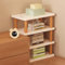 GOTYKE Desktop-Bücherregal Bücherregale Holz Regal ständer Aufbewahrungsorganisator Display Regal Rack Schreibtischregal für Home Office Schule(11)
