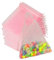 Organza-Beutel, Organza-Beutel, 12,7 x 17,8 cm, rosa, durchsichtige Partybeutel mit Kordelzug, Netzbeutel, Schmuck-Geschenkbeutel, kleine Netz-Geschenkbeutel, Süßigkeitenbeutel für Hochzeit,