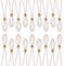 sourcing map 18PCS Crystal Necklace Holder Adjustable Necklace Cord Empty Stone Holder Pendant Cage for Replacement Hand-Woven Necklace, Khaki