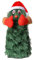 Plüsch-Weihnachtsbaum, Elektrisch, Singend, Tanzend, Weihnachtsbaum, Niedlich, Interessant, Rotierend, Elektrisch, Plüsch-Weihnachtsbaum, Spielzeug für den Urlaub (16CM)