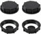 Tankdeckel Verschlussdeckel, Container Zubehör Deckel, Adapter Kappe Tankdeckel, Tankabdeckung, Geeignet für Aquarien, Eimerventile, Wassertank Regentonnen, Container Gartenbewässerung, 4 Stück