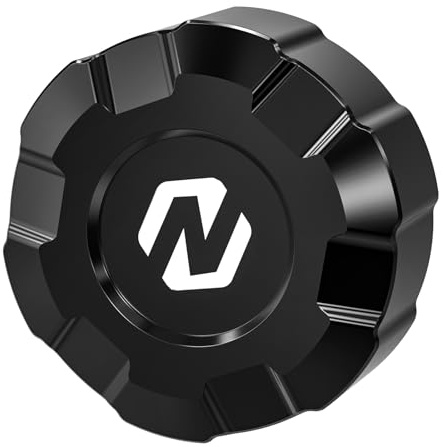 NICECNC Rear Brake Fluid Reservoir Cap Compatible with BMW R1250GS 2019-2023,R1250GS Adventure 2019-2023,6061 Aluminum?Black