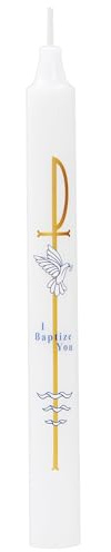 Taufkerze - Taufkerzen für Jungen und Mädchen, katholisches Taufgeschenk - Velas para Bautizo - Velas para Bautizo de Niño