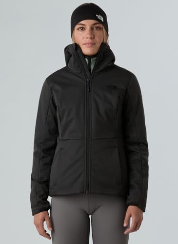 The North Face Women's Quest Highloft Soft Shell Jacket, Tnf Black Heather, XL