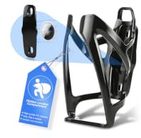 Flaschenhalter Fahrrad Getränkehalter Schwarz, Leichter Getränkehalter Fahrrad Lenker Rahmen, Trinkflaschenhalter Fahrrad Ortgerät Aufbewahrung, Fahrradflaschenhalterung für MTB Rennrad Mountainbike