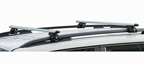 VDP Alu Relingträger CRV 120 kompatibel mit Skoda Octavia III SW ab 2013 - abschliessbarer Grundträger