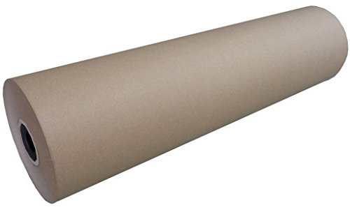 1 roll of masking paper 60 cm x 300 m brown for painters, varnishers, car paint and packaging