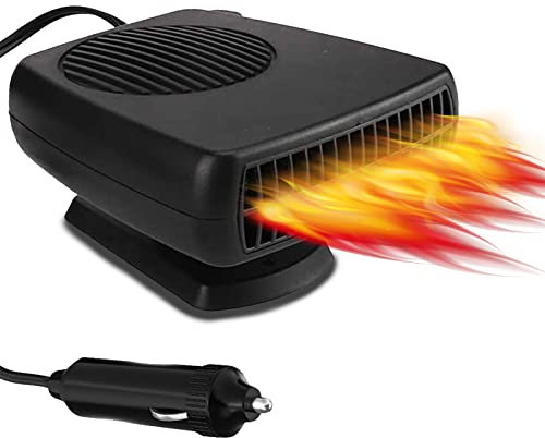 Qidoe 12 Volt Autoheizung: 12V 150W Tragbarer Car Heater Auto Demister DC Auto Heizung mit Stecker für KFZ Wohnmobil LKW Wohnwagen
