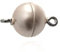 Creative-Beads Magnetverschluss für Ketten und Schmuck 12mm rund champagner Made in DE starker Magnet