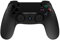 Wireless Game Controller with Dual-Vibration Gamepad Joystick for Playstation 4 / PS3 / Windows pc (Black)