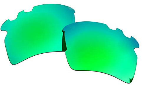 SOODASE Pour Oakley Flak 2.0 XL Vented Des lunettes de soleil Vert Verres de remplacement polarisés