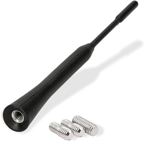 Audioproject A355 - Autoantenne Dachantenne Radio Antenne 17cm für VW Golf 4 5 6 7 Lupo Polo 6R Audi Opel Ford Focus Renault BMW Seat Skoda DAB Antenne Auto Antenne Dach Autoradio Antenne