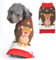 SKXEO Weihnachten Hund Pullover Kostüm, Neujahr Haustier Kostüm warm Winter Pullover gestrickt Weihnachten Haustier Kleidung für Welpen Katze Hunde (Kaffee Rentier, 2XL)