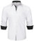 HISDERN Chemise Habillée Homme Manches Longues Boutonnée Chemises de Mariage Cérémonie Travail Formel Coupe Régulière Chemise avec Deux Couleurs Cadeaux pour Hommes Noël,Blanche,L