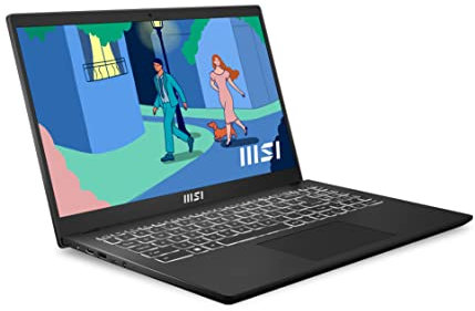 MSI Modern 15 B7M-039XES - Ordenador portátil Ultraligero 15.6 FHD (Ryzen 5 7530U, 8 RAM, 512GB SSD, AMD Radeon Graphics, Sin Sistema operativo) Classic Black - Teclado QWERTY español