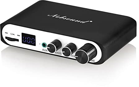 Nobsound M3 HiFi Mini Bluetooth 5.0 Amplificatore digitale Amplificatore audio stereo Lettore USB per altoparlanti domestici/auto, TPA3116 50W × 2