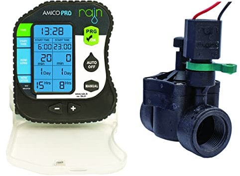 RAIN Amico PRO con elettrovalvola 1 F 9V centralina irrigazione da Esterno a batterie