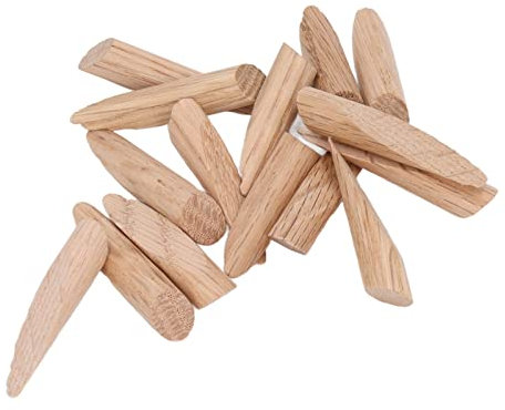 Lot de 50 chevilles en bois de 9,5 mm pour le travail du bois (chêne)