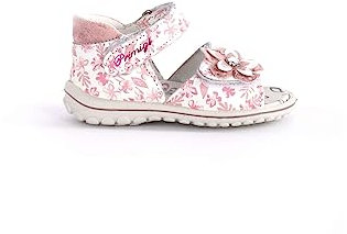 Primigi Garçon Fille Baby Sweet Sandale, Blanc et Rose, 25 EU