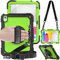TECHGEAR Funda Compatible con iPad 10, 10.9 Pulgadas 2022 (10a generación), Funda Protectora Prueba de Choques Resistente Carcasa con Soporte Giratorio de 360 Grados y Correa de Hombro