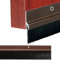 Buystarget Bottom of The Door Brush Seal Draught Excluder Strip Aluminium Bar Heat Seal Energy Saving Brown Under Door 838mm