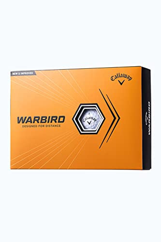 Callaway Warbird Golfbälle, 23 Stück, 1 Dozen (12 Stück), 2 Stück, Weiß