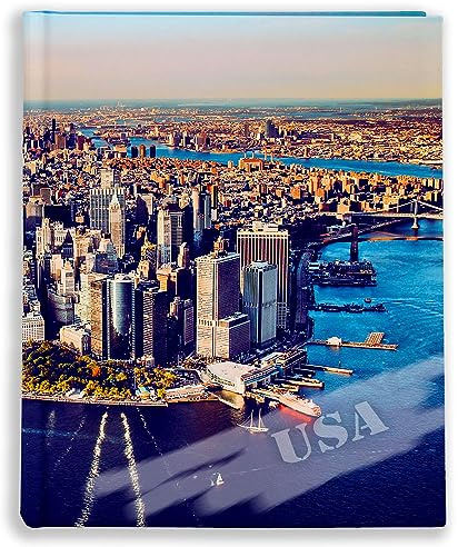 Urlaubsfotoalbum: USA, Fototasche für Fotos, Taschen-Fotohalter für lose Blätter, Urlaub USA, Handgemachte Fotoalbum (10x15 | für 120 Fotos)