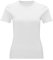 OPUS Damen Kurzarmshirt | Feines Rippshirt SAMUNA Slim aus BCI Cotton Mix White, 36