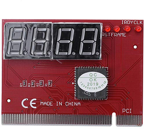 Josenidny Computer Pci Post Card Motherboard Led 4-Digit Diagnostic Test Pc Analyzer Network Repair Tool Kit