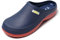JOMIX Zuecos Sanitarios Hombre con Plantillas Extraíbles Zuecos Hombre Trabajo Hospital Cocina Jardín Clogs Zapatillas Ortopédicas Hombre, Navy, 44 EU