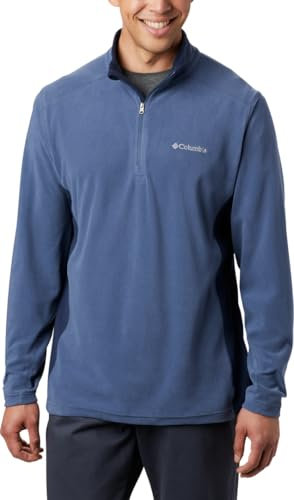 Columbia Klamath Range 2 Half Zip, Felpa In Pile Uomo, Dark Mountain/Collegiate Navy, L