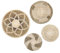 sourcing map Cestas para Pared Decoración, Bohemia Pared Cesta Decoración Juego, Paja Pared Colgante Decoración, Colgante Tejido Pared Cesta, Mimbre Pared Decoración (4uds)