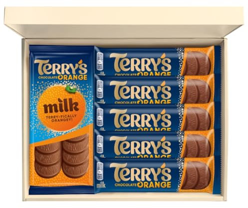 Chocohugs Terry’s Orange Chocolate Gift Hamper Box | Terry’s Orange Lover Selection Box of Chocolates | Letterbox Gift | Chocolate Assortments | Sweet Treat Box | Happy day, Surprises, Celebration