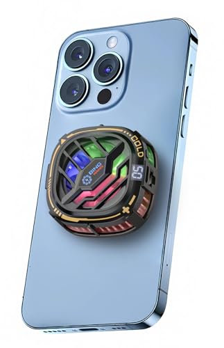 IFUNSOO Phone Cooler, High Power Phone Cooler for Gaming, Universal Phone Cooling Fan with Extreme Cooling Speed, Phone Cooler for Smartphones/Ipad