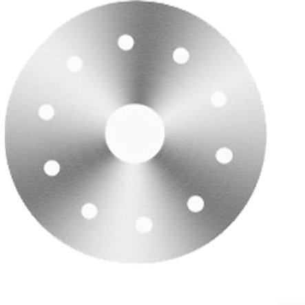 1 piastra adattatore a disco per diffusore di calore a induzione per pentole in acciaio inox (12,3 cm)