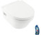 WC suspendu sans bride VILLEROY ET BOCH Architectura + abattant + Gel WC