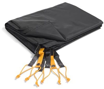 THE NORTH FACE Wawona 6 Footprint - Water Repellent Ground Cover for 6-Person Camping Tent, Asphalt Grey, One Size