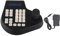 Controlador de zoom con inclinación y giro del teclado 3D, teclado de cámara PTZ 3D, controlador de joystick PTZ RS485, dispositivo de control de pantalla LCD para monitor de