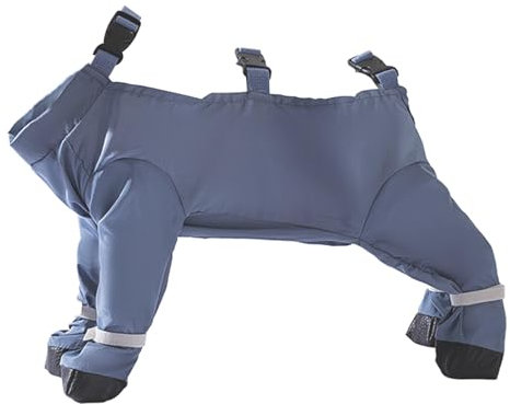 Stivaletti da pioggia regolabili per cani, stivali per cani e animali domestici, stivali impermeabili per cani con bretelle, stivali antisporco e anti-caduta, antiscivolo, impermeabili, morbide scarpe