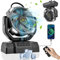 Ventilador Portátil Camping Recargable,10000mAh Ventiladores de Mesa Silencioso con LED/Giratorio 270°/Gancho/Control Remoto,4 Velocidades Ventilador USB para Viajes, Cámping, Pesca, Oficina, Hogar