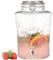 KILNER Diamond Getränkespender mit Zapfhahn | 5 Liter, 25,8 x 20,2 x 29,6 cm | Bügelverschluss & Hahn aus Edelstahl | Hochwertiger, tropfsicherer Getränkespender Zapfhahn für einfaches Nachfüllen