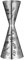 Shaker Cocktail,Kit Cocktail Jigger Doppio Cocktail Jigger Bar Misurini Bar Tools 30/60ml, 30/45ml(SkullRose)