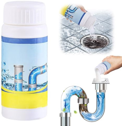Sink and Drain Cleaner, 2025 Neu WC Reiniger Rohrreiniger Abflussreiniger Rohrreinigungsmittel, Toilettenreiniger Extrem Stark WC Schaumreiniger für Küche und Bad Toiletten (1)