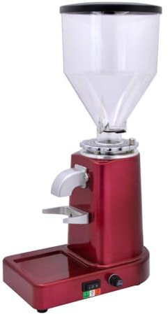 BOOZXCV Electric Coffee Grinder - Commercial & Home Coffee Bean Milling Machine - Professional Turkish Coffee Grinder (Red)